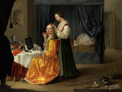 Lady at Her Toilet by Unbekannt Unbekannt